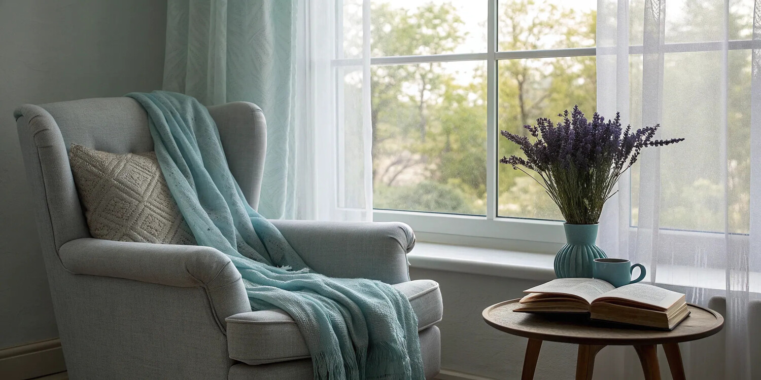 A quiet space with an armchair to learn about bioidentical hormone replacement therapy.