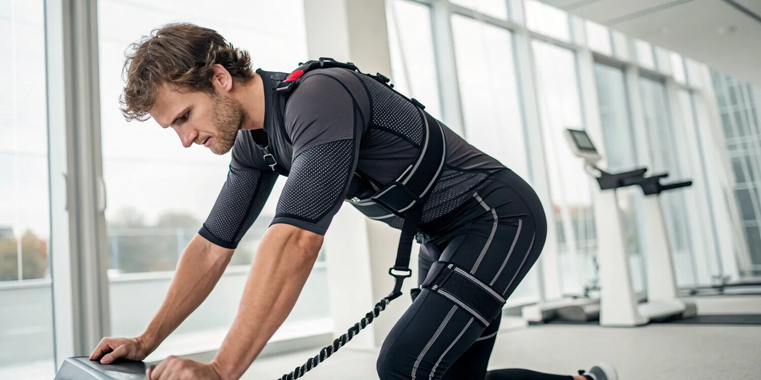 Athlete using cellular regeneration to accelerate healing and recovery from a sports injury.